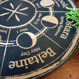 Moon Phase Wheel Of The Year - Yiska Designs