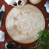 Moon Phase Wheel Of The Year - Yiska Designs