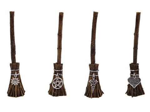 Witches Broomstick with Charm