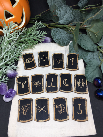 Witches' Rune Set - Blackened