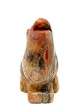 Crazy Lace Agate Howling Wolf #126