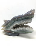 Agate Geode Wolf #192
