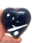 Orca Agate Heart #162 - 7.3cm