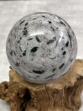 Green Tourmaline in Quartz Sphere #179 - 6.4cm