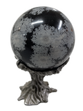 Snowflake Obsidian Sphere 4.6cm #185