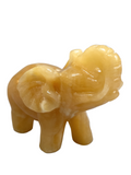 Yellow Calcite Elephant #188