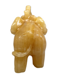 Yellow Calcite Elephant #188