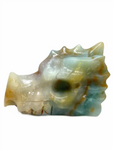 AMAZONITE DRAGON SKULL #209