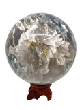 Moss Agate Sphere 7.1cm #226