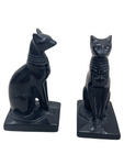 Black Obsidian Sphynx Cat 8.3cm #237