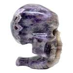 Chevron Amethyst Skull #254