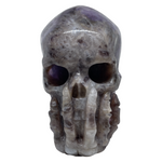 Chevron Amethyst Skull #254