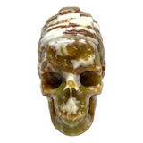 Serpentine Marble Indian Skull #256