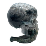 Moss Agate Skull #262