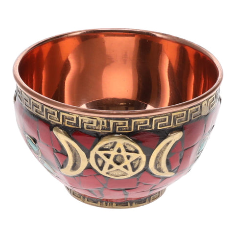 Copper Triple Moon Bowl 8cm