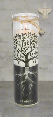 Tree Prayer Candle "As Above"