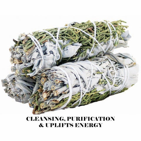 White Sage and Juniper Smudge Stick 10cm