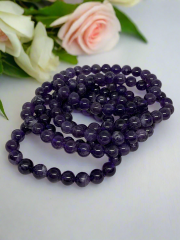 Amethyst Bracelet - 8mm