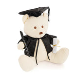 Graduation Signature Calico Teddy Bear w Pen Cream (25cm)