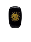 Black Obsidian with Sun Print #59