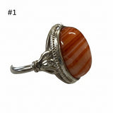 Carnelian Adjustable Ring