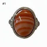 Carnelian Adjustable Ring