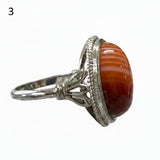 Carnelian Adjustable Ring
