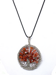 Carnelian Tree of Life Necklace