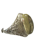 Citrine Men's Adjustable Ring