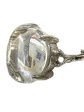 Clear Quartz Adjustable Ring