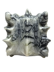 Black Lace Serpentine Dragon Skull #319
