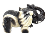 Zebra Calcite Elephant #381 - 1.7 Kg