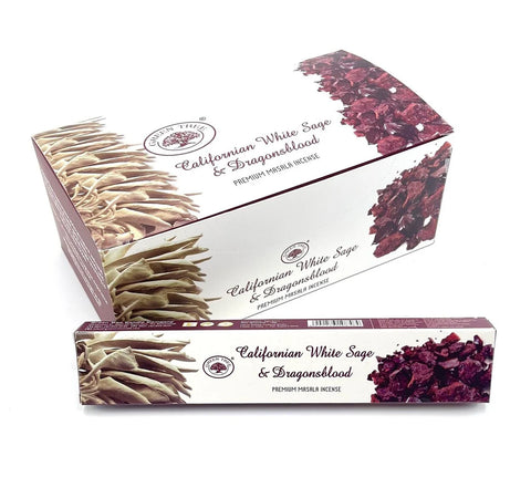 Green Tree California White Sage & Dragons Blood Incense Sticks 15g