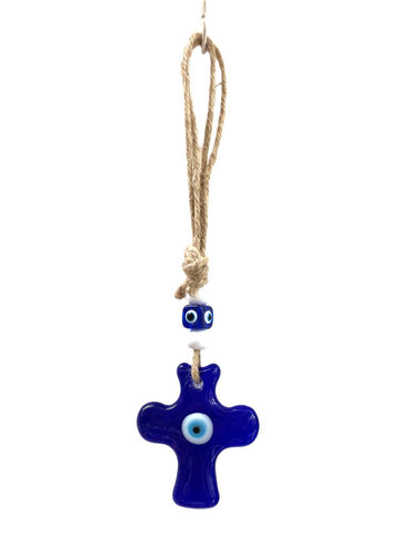 Evil Eye Cross Hanger
