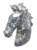 Moss Agate Horse Head #237