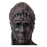 Garnet Indian Bust 16.5cm