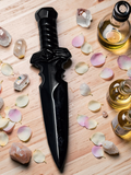Black Obsidian Knife/Dagger (Athame) #52