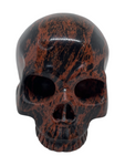 Mahogany Obsidian Skull #410