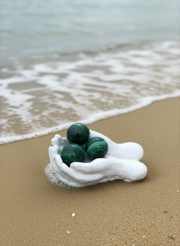 Malachite Mini Sphere - 1.3cm