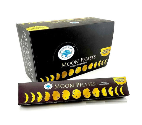 Green Tree Moon Phases Incense Sticks