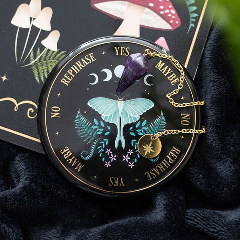 Lunar Moth Pendulum Divination Kit