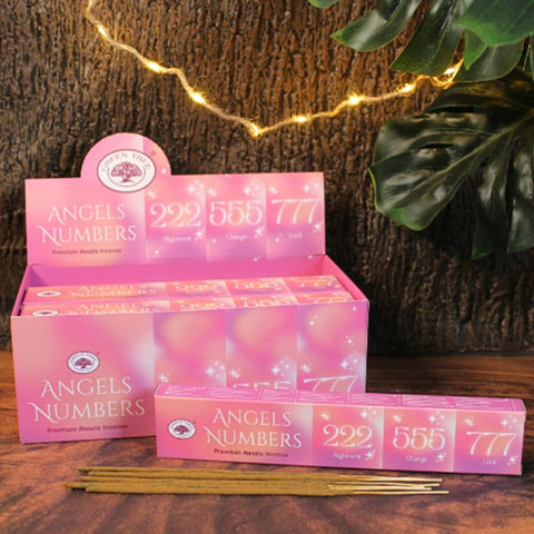 GREEN TREE Angel Numbers Incense Sticks