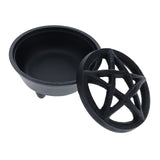 Cast Iron Pentacle Incense Burner