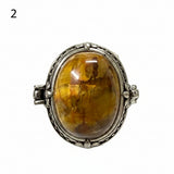 Pietersite Poison Ring - Adjustable