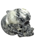 Black Lace Serpentine Pumpkin Skull #318