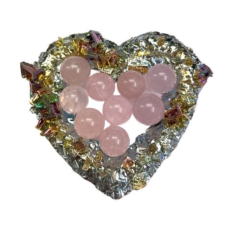 Mini Rose Quartz Sphere - 2.2cm