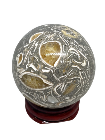 Shell Jasper Sphere #365 - 4.8cm