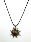 Tiger Eye Sun Necklace