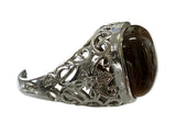 Tiger Eye Men's Adjustable Ring #1
