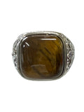 Tiger Eye Men's Adjustable Ring #1
